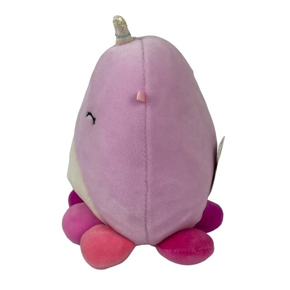 Squishmallows Davina The Octopus Sleepy Eye Plush Toy Pink 5" Octicorn Unicorn - Picture 3 of 14